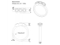 Bezel yellow and white gold trilogy rings MY55 CAD 