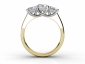 Through Finger View engagement rings MY62