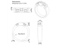 platinum multi diamond ring MPA54 CAD view 