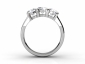 platinum rings MP59 through finger view