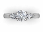 Platinum trilogy rings MP61 birds eye view 