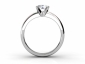 Engagement ring SWF01 through finger view