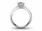 engagement rings SWP32  through finger view