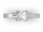 diamond engagement rings SWP46 birds eye view