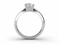 Womans engagement ring SWP52 through finger view