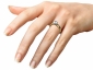 Diamond ring SYR14 on finger ring 