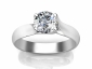 Solitaire ring SPAR28 raised view