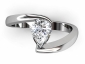 Engagement rings SPF02 birds eye view