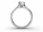 engagement rings SPR67  through finger view