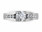 multiple diamond solitaire ring SAPA29 birds eye view
