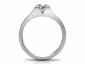 Diamond ring SAP29 through finger view