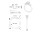 diamond engagement ring SAP49 CAD view 