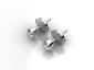 diamond earrings ERBW02 birds eye view